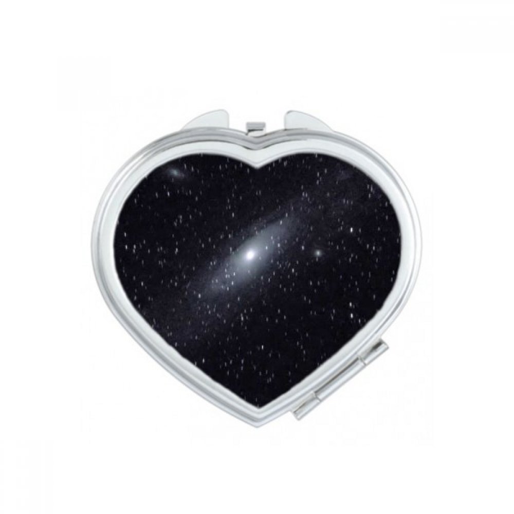 Miroir de poche étoiles bleu et nuages, le petit cadeau mignon pour une amie