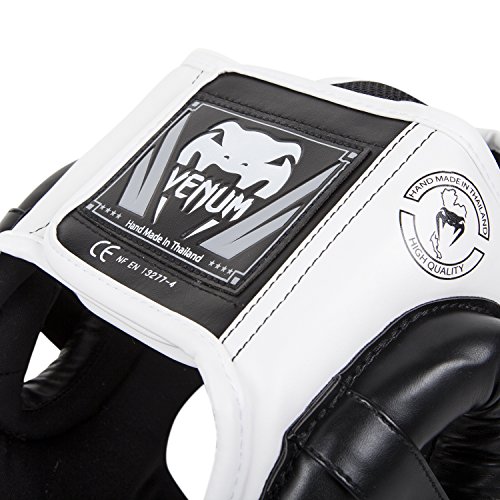 Venum Challenger 2.0 Headgear, Black/White, One Size by Venum - Image 8