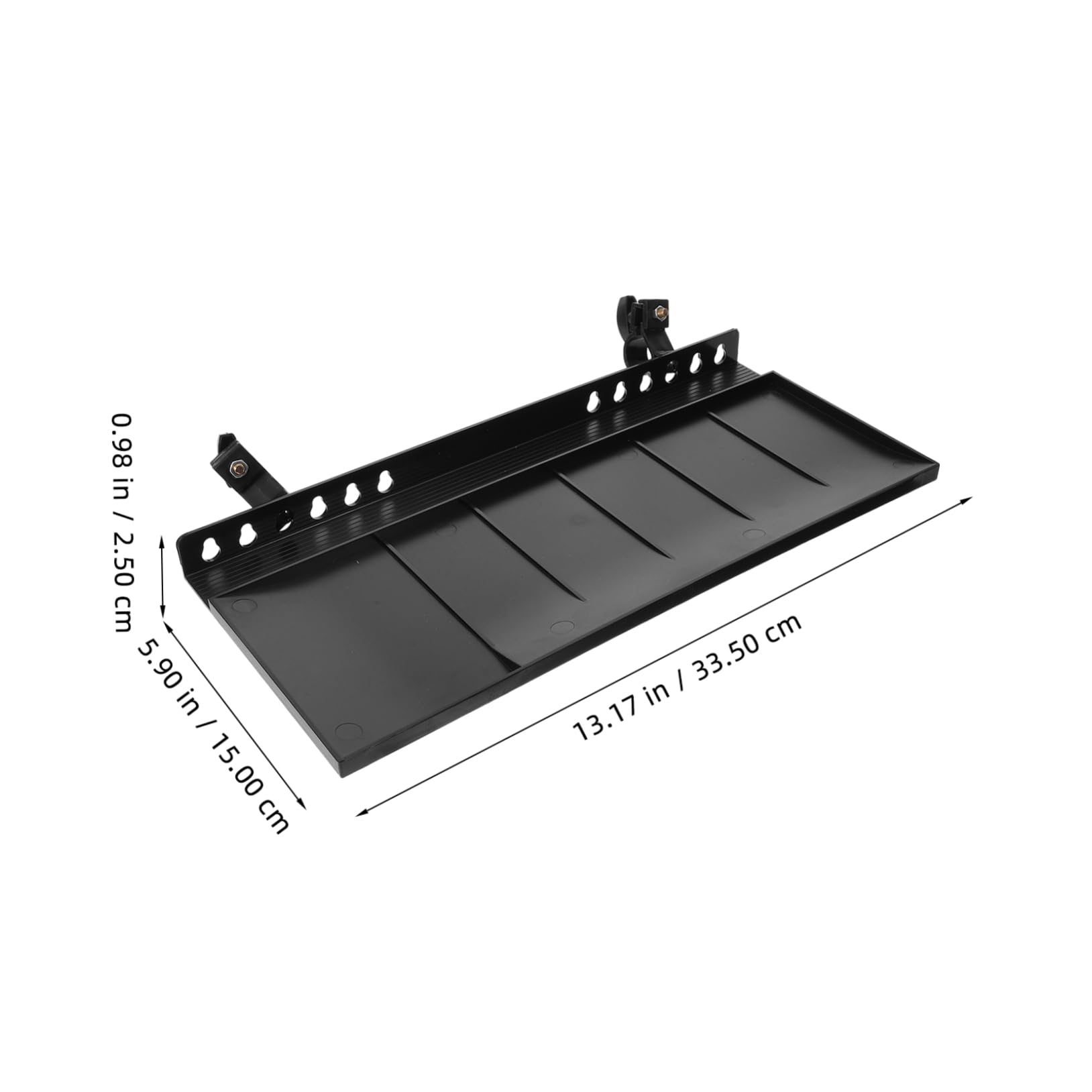 Plateau de Remplacement Noir en Plastique pour Chevalet, Amovible et Antidérapant, Accessoire pour Artistes et Peinture en Atelier