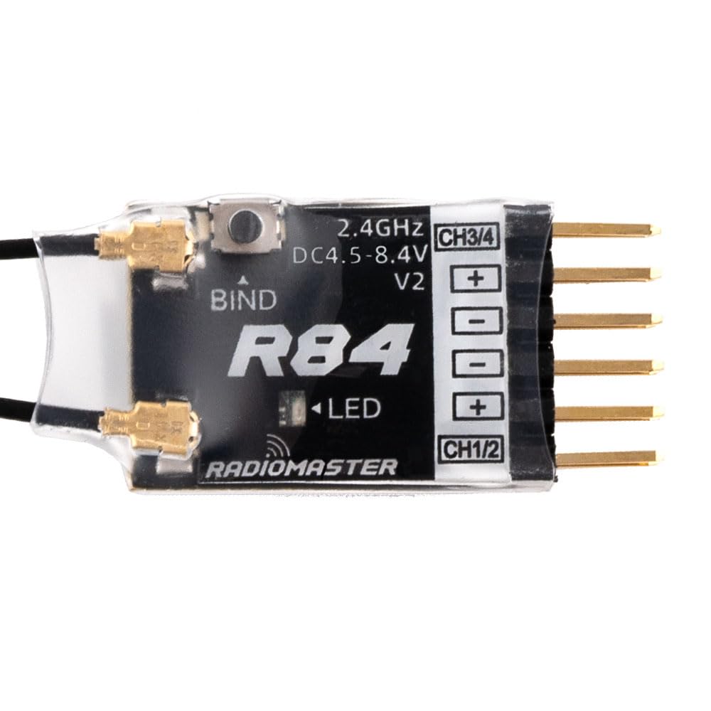 Radiomaster R84 V2 4ch SFHSS Compatible PWM Receiver