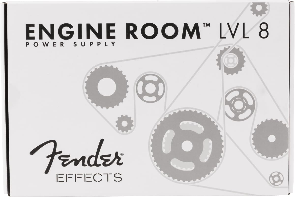 Fender »ENGINE ROOM LVL8 POWER SUPPLY« Alimentazione centrale per i pedali effetti - 6x 9V/DC 500mA / 2x 9V/12V/18V (commutabile)