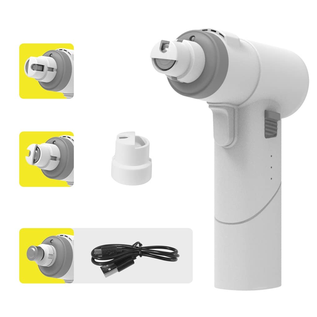 Aseo de mascotas sin esfuerzo con molinillo eléctrico de uñas para mascotas de bajo ruido, cortaúñas LED recargable con recortadora USB para un cuidado suave y seguro de las patas