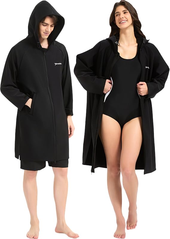 Amazon.com: Yansylphsan Waterproof Swimming Parka, Windproof