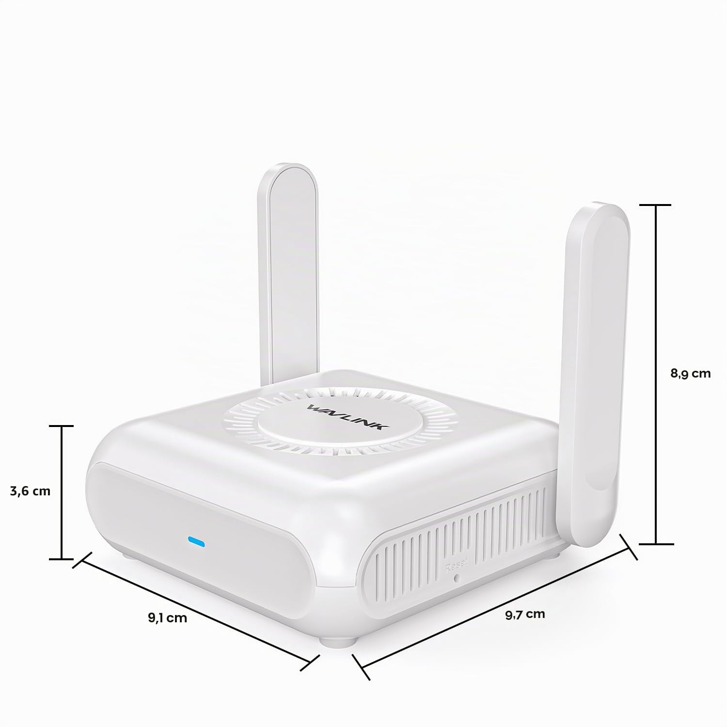 WAVLINK AX3000 Wi-Fi 6 Router portatile con alimentazione USB-C, VPN da viaggio, Gigabit LAN WAN, OpenVPN, WireGuard, ZeroTier, PPTP e L2TP