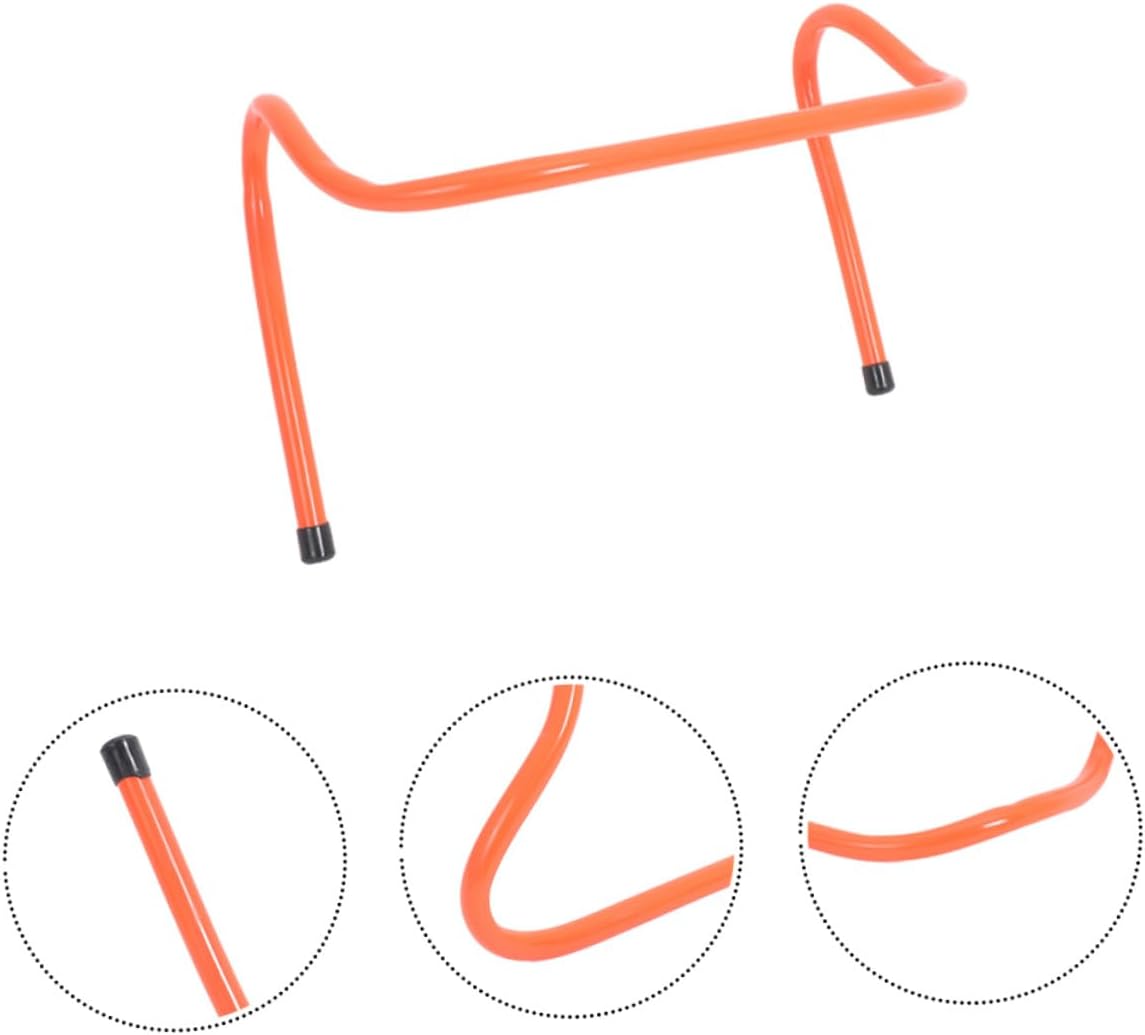 UKCOCO 4 Pcs Agility Hurdles Set, 15cm Plastic Speed Training Hurdles for Football Soccer Basketball, Lightweight Running Accessory for Youth Sports Conditioning and Agility Drills