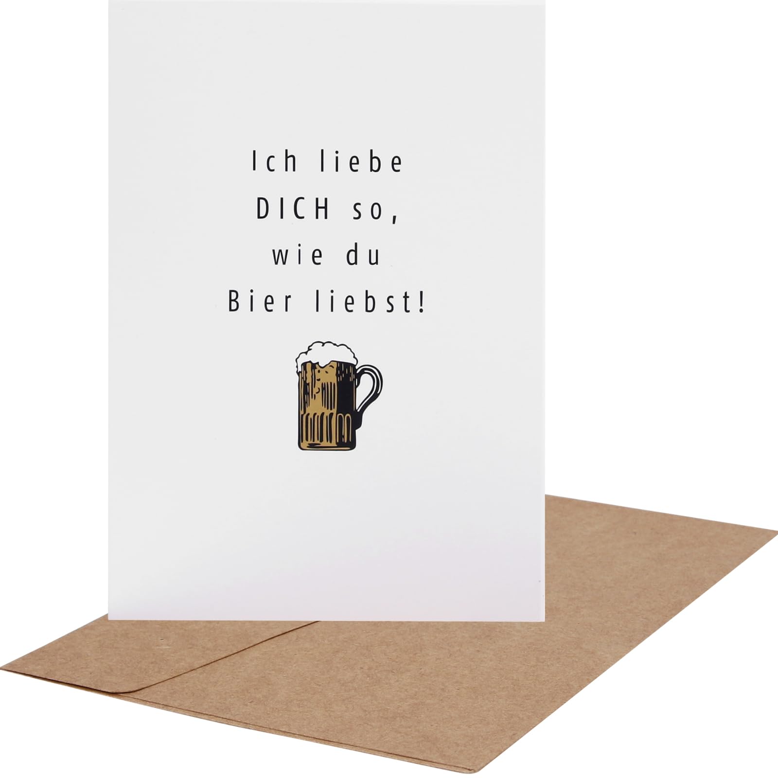 Vatertagskarte „We Love You Dad“ Von Tongue In Peach – DIN A5, Mit Umschlag, Innen Leer Zum Selbstgestalten