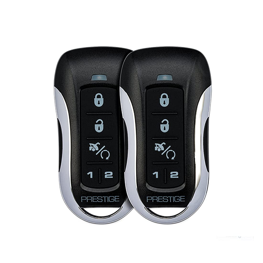 Prestige APS510Z Car Security System components including main module, remote, and siren