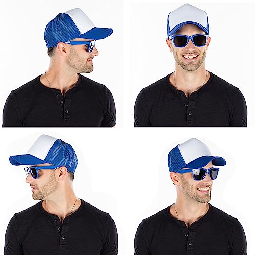 Image of Funky Junque Blank Mesh Foam Lightweight Snapback Trucker Hat