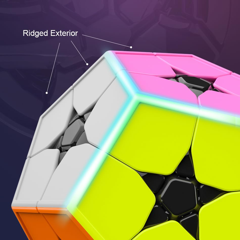 Image of HAWKISTER Kid Moyu Mfjs Meilong Megaminx Cube 2X2 Stickerless Speed Cube Magic Cube Puzzle, Age 6 Years+