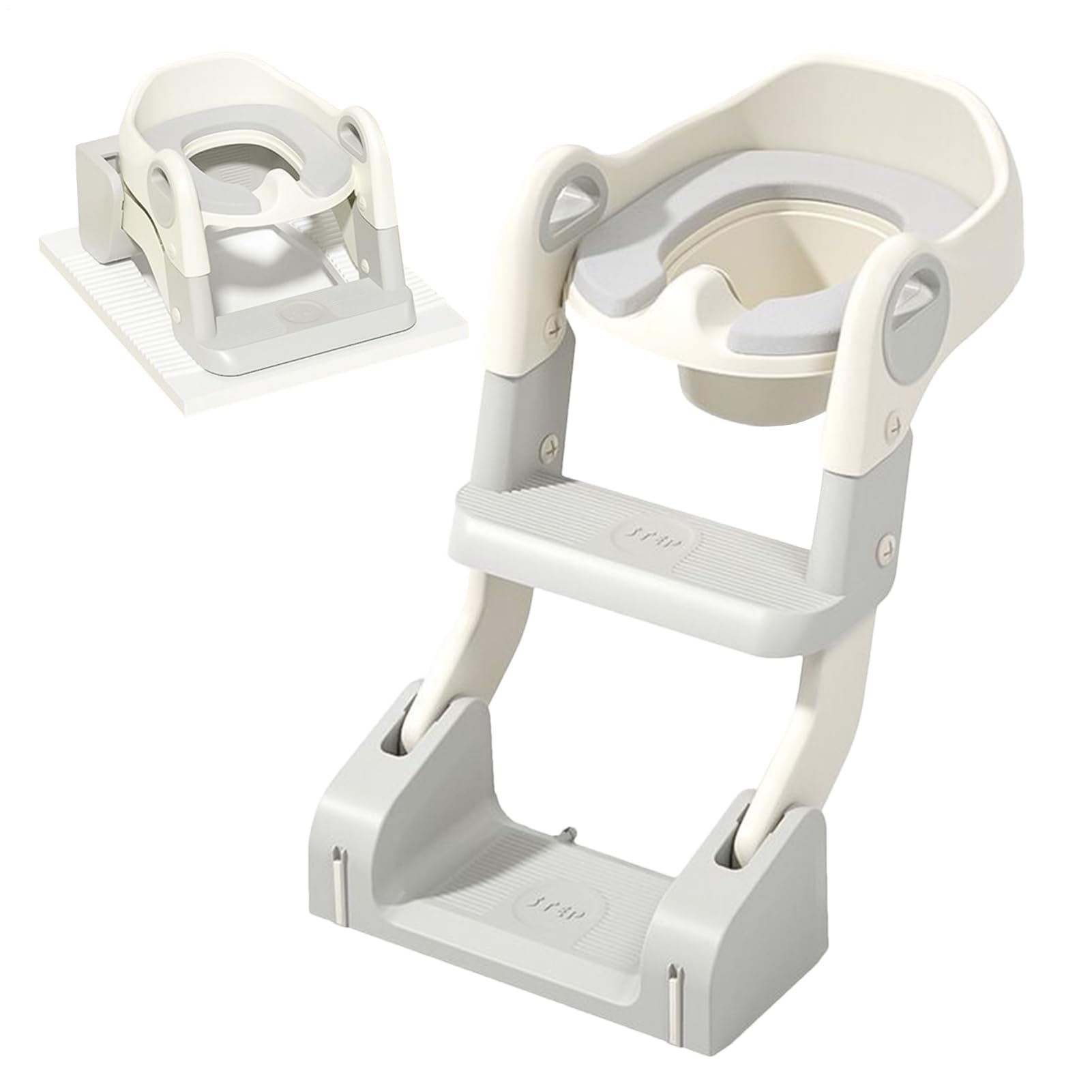 Seduta Vasino Portatile per Bambini | Seduta Antiscivolo Per Vasino Con Scalino Integrato,Accessori Per Bambini Per Casa Bagno Viaggio Asilo Nido