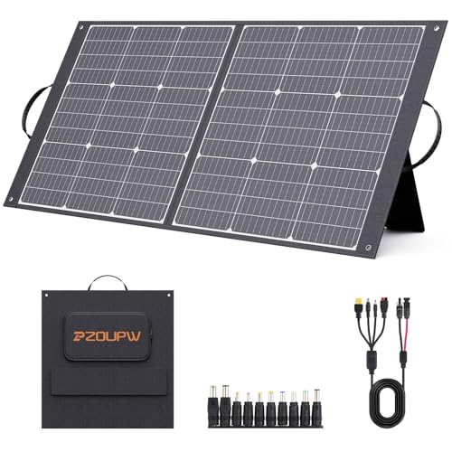 100W Portable Solar Panel for Power Station