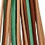 Natural Stone & Multi Tassel - Brown Jasper
