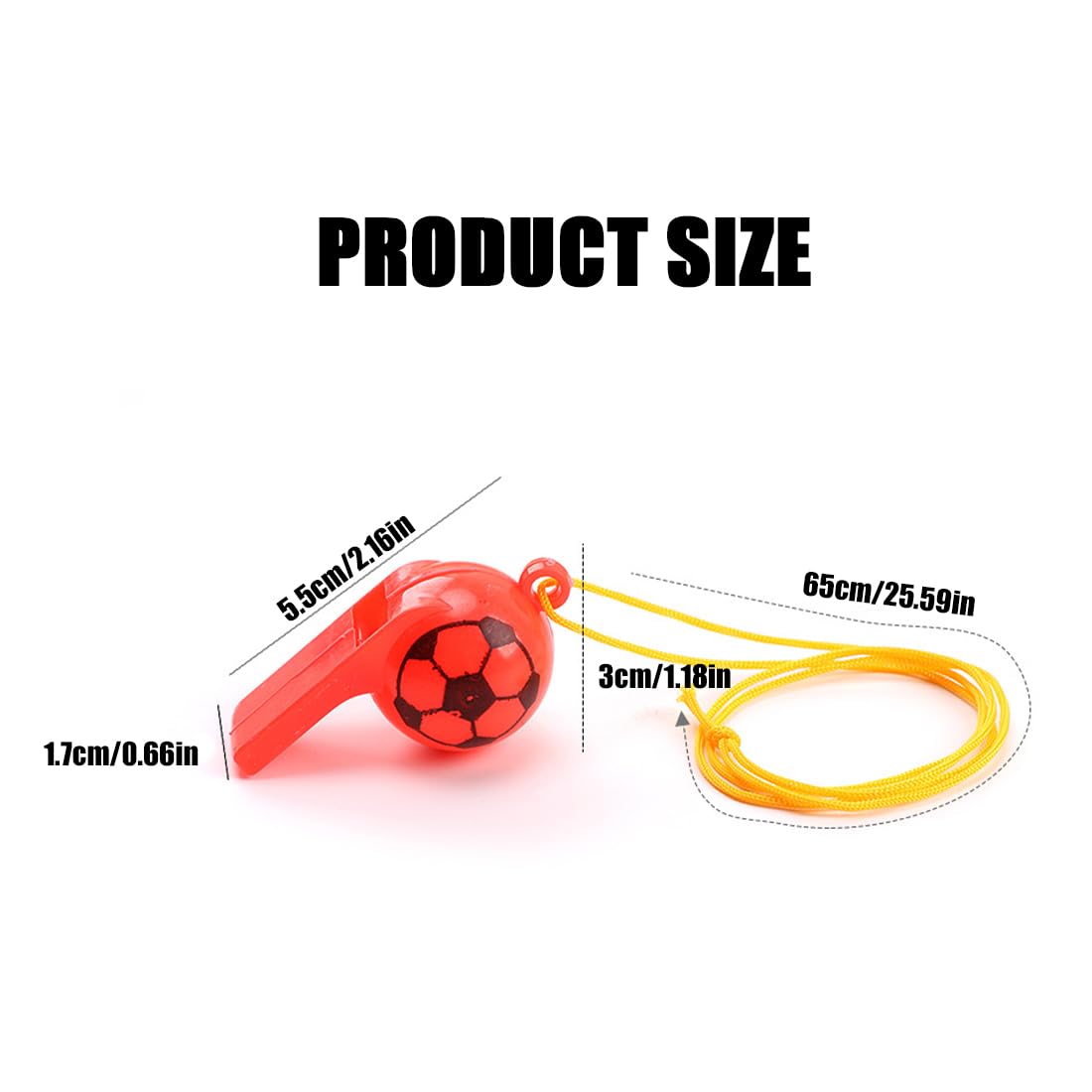 Set 10 Fischietti Sportivi Con Cordino - Per Arbitri, Allenatori E Addestramento - Foto 6