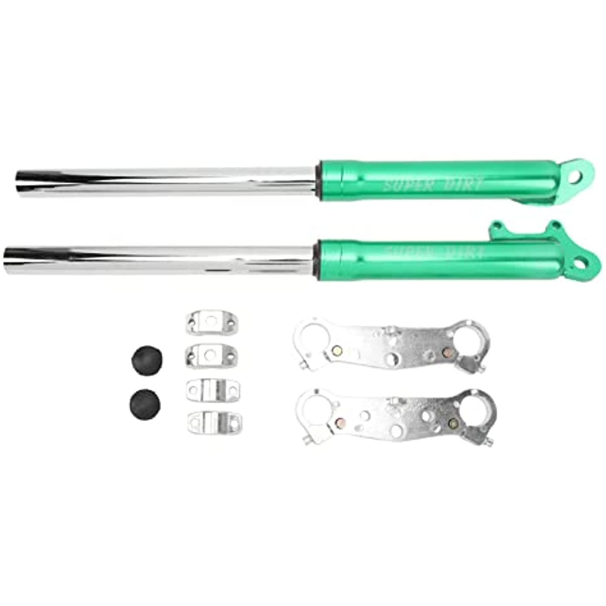 Amortisseur de fourche avant en alliage métallique durable pour mini moto tout-terrain 47 cc 49 cc 2 temps QG50 H FK08