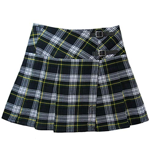 Womens 20 Inch Plaid Tartan Pleated Kilt Skirt Dress Gordon 10 US