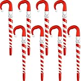 30 Pieces Candy Cane Shaped Pens Christmas Snowman Pens Ballpoint Pens for Christmas Gifts Supplies