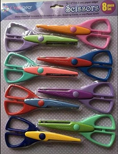 Craftgear 8-pc Decorative Scissors Set