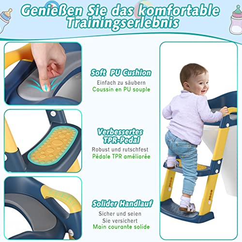 Ronipic Riduttore wc per Bambini, Scaletta wc per