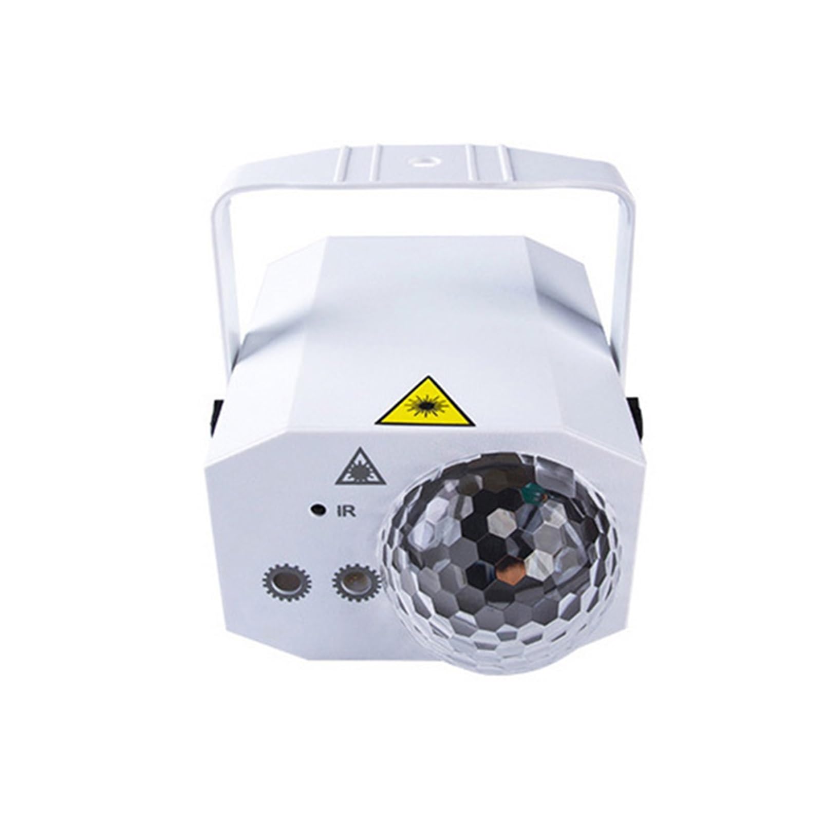 Lampada da tavolo ballo a LED a tre fori con telecomando discoteca DJ Party Multi Pattern for matrimoni KTV Club Effect Lamp Per feste e club(White)