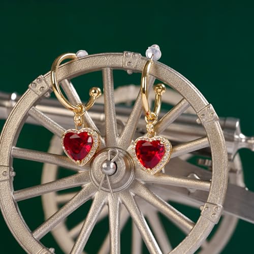 Descendant 4 Rise of Red Earring Descendant Earring Jewelry Set Queen Of Hearts Costume Jewelry for Women Halloween Christmas Gift2