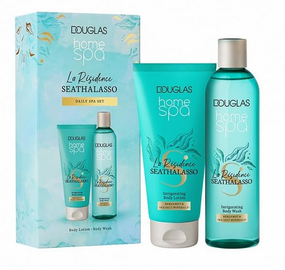 Douglas - Home Spa - La Résidence Seathalasso - Daily Spa Set - balsam do ciała 200 ml + Body Wash 300 ml