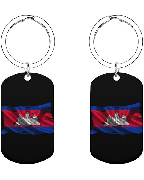 Metal Keychain Key Ring for Women Men,Fashion Pattern Keyring for Dad Son Brother Husband Grandson Accessories Holiday Gifts