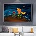 Produktbild KWzEQ Leinwanddrucke Prinz Wandkunst Poster und Bilder für Wohnzimmer30x45cmRahmenlose Malerei
