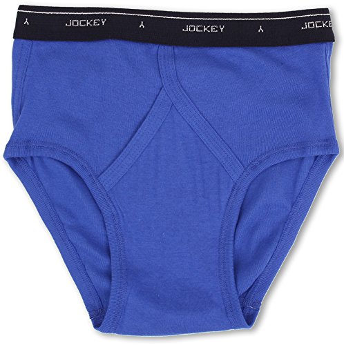 Jockey Cotton Low-Rise Brief 4-Pack Intense Royal/Majestic Blue/Mid Grey/Majestic Blue Stripe3