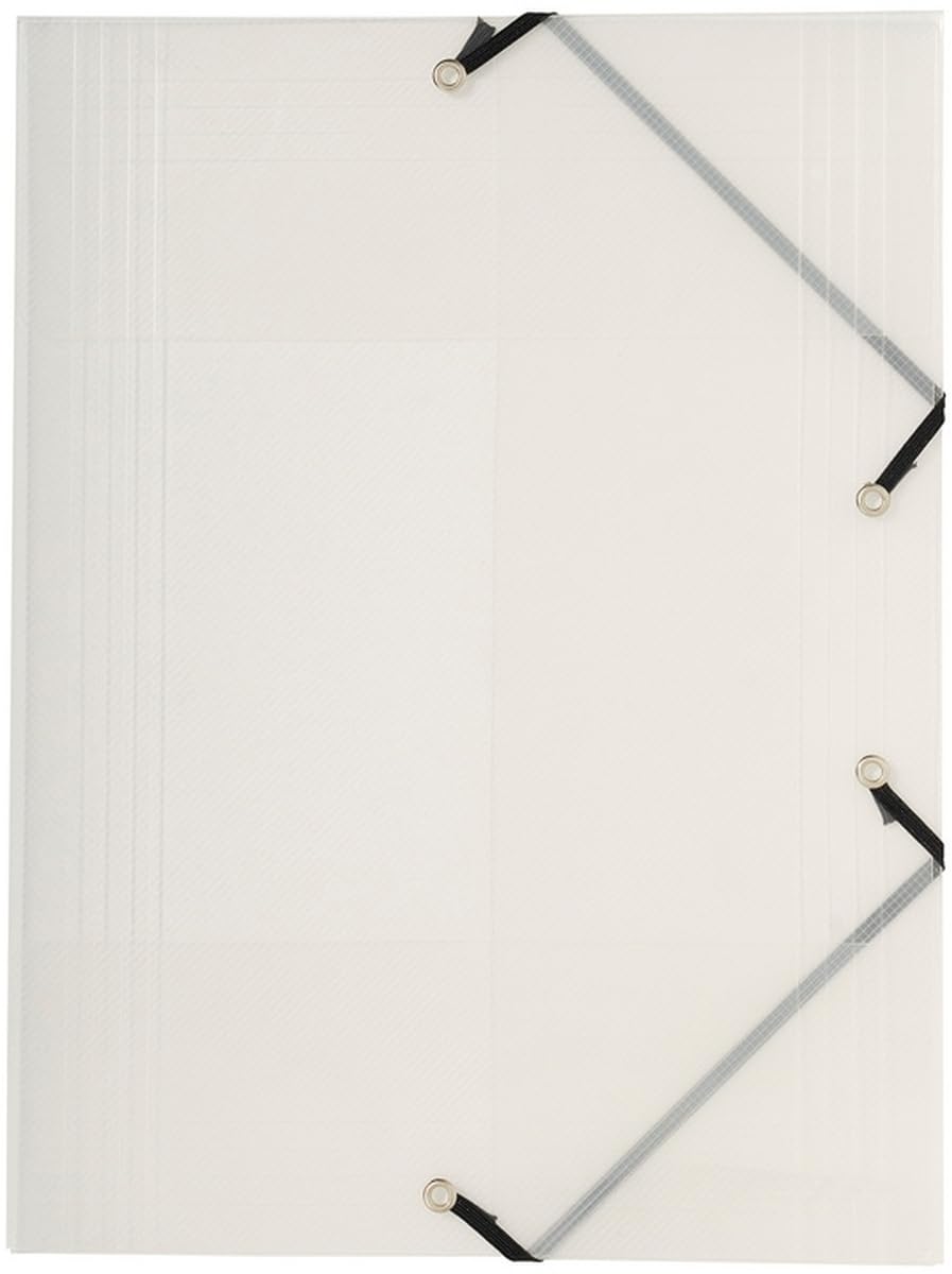 Exacompta 10 x Eckspannmappe Crystal A3 PP farbig Sortiert