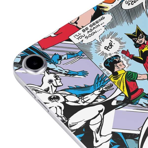 Skinit Decal Tablet Skin Compatible with iPad 11th Gen (2025) - Officially Licensed DC Comics Batman Vintage Pose Collage Art Design