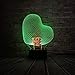 Produktbild 3D-Led-Lampe Nachtlicht Love-Optical Nachttisch Nachtlichter Beleuchtung Kinderlampe 16 Farbwechsel Fernbedienung Usb-Kabel Dekoration Schreibtischlampen Weihnachten Geburtstagsgeschenke