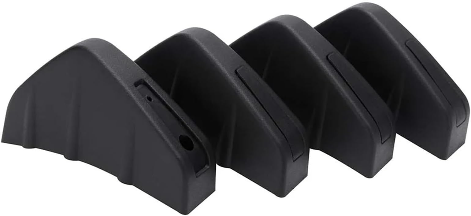 Rear Bumper Diffuser For Nissan for Altima 2010-2020 Modified Rear Bumper Lip Diffuser Splitter Spoiler Shark 4-Fins Car Anti-crash(Black)