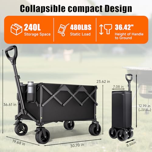 Electric Utility Wagon Folding Cart
