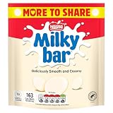 Milkybar White Chocolate Giant Buttons More to Share Sharing Bag 176g
