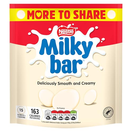Milkybar White Chocolate Giant Buttons Sharing Bag 176g