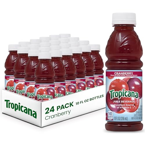 Image of Tropicana Cranberry Cocktail Juice, 10 Ounce (Pack of 24)