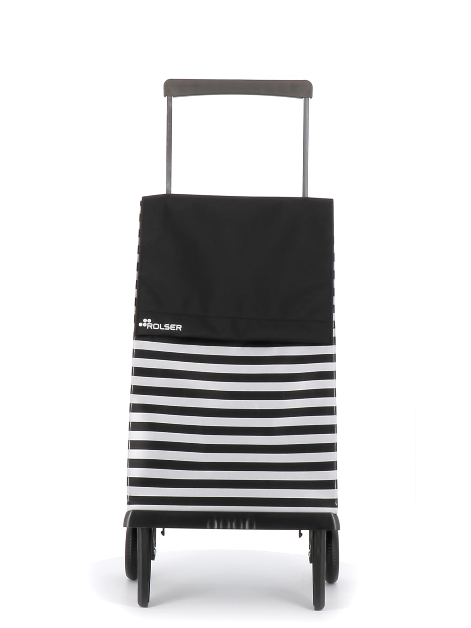 Carro Rolser Plegamatic Marina 2 Ruedas Plegable - Blanco y Negro