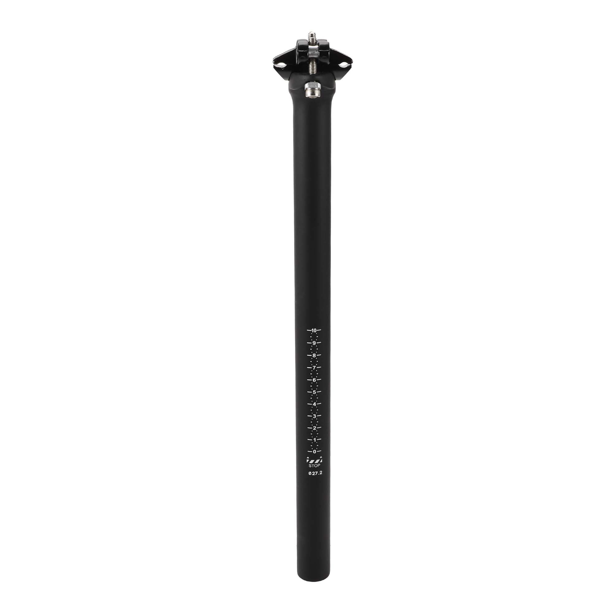 Reggisella Per Bicicletta 27,2x350mm Ammortizzante 1 Pezzo | Materiale: Fibra Di Carbonio. Colore: Nero Opaco. Adatto A Bici A Scatto Fisso, Da Strada, MTB, Universali.