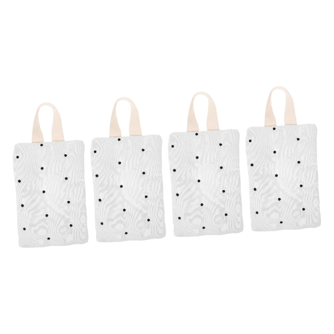 BESTonZON 4Pcs Pack Portable Pochette De Tissu Voyage Lingettes Conteneur Portable De Lingettes Étui De Tissu De Récipient De Tissu