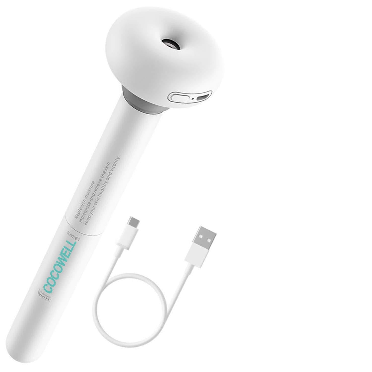 Portable Mini Travel USB Humidifier, Small Cool Mist Air Humidifier for Travel Hotel Without Water Bottle