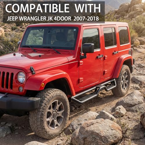 Estribos Running Boards para Jeep Wrangler JK 4 puertas miniatura 7