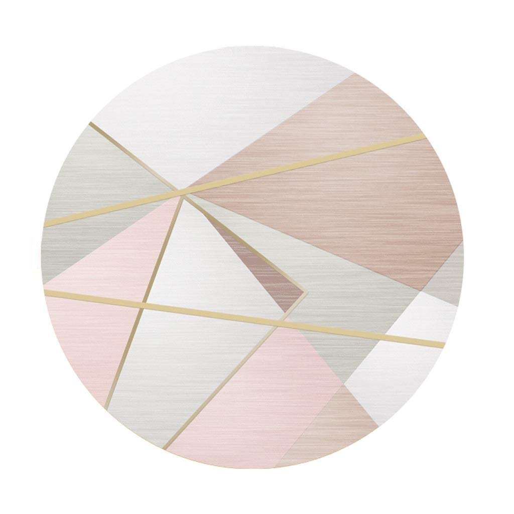 Tapis rond en fibres naturelles Wen diamètre 120 cm pour salon lavable