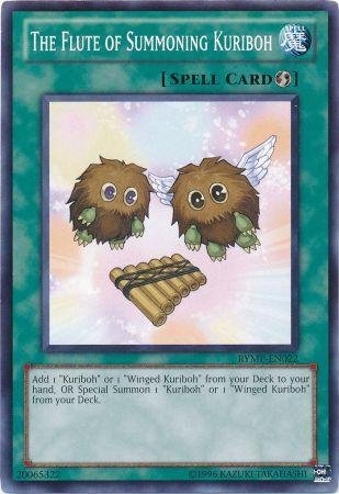 Amazon.com: YU-GI-OH! - The Flute of Summoning Kuriboh (RYMP-EN022) - Ra  Yellow Mega-Pack - Unlimited Edition