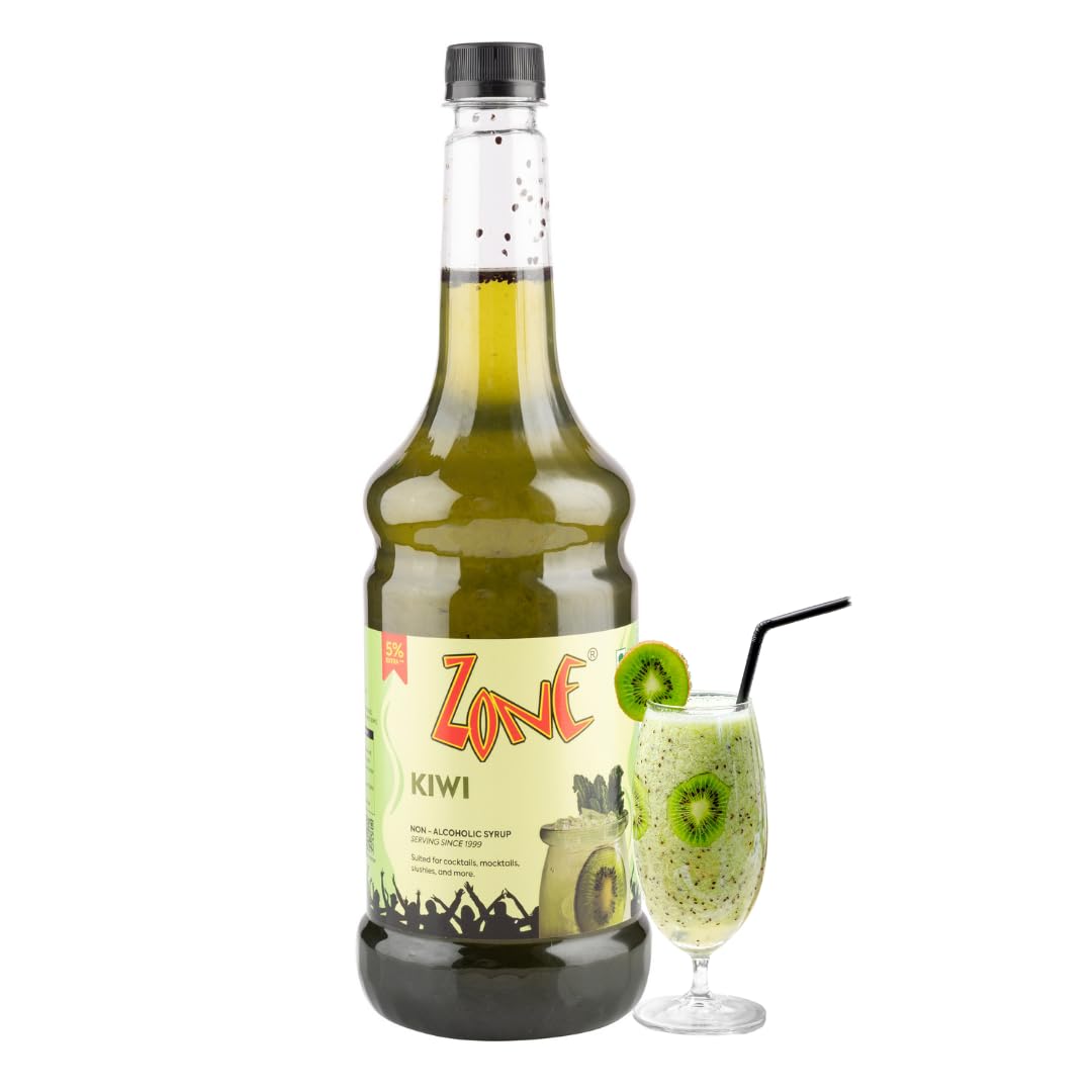 Zone Kiwi Syrup 1050ml | Juicy Kiwi Flavor for Mocktails, Cocktails, Lemonades, Iced Teas & More | 35+ Flavours (B089NVT2S2) Amazon Price History, Amazon Price Tracker