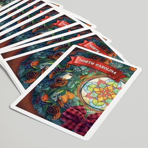 Lantern Press Naipes Poker North Carolina 52 Cartas miniatura 5