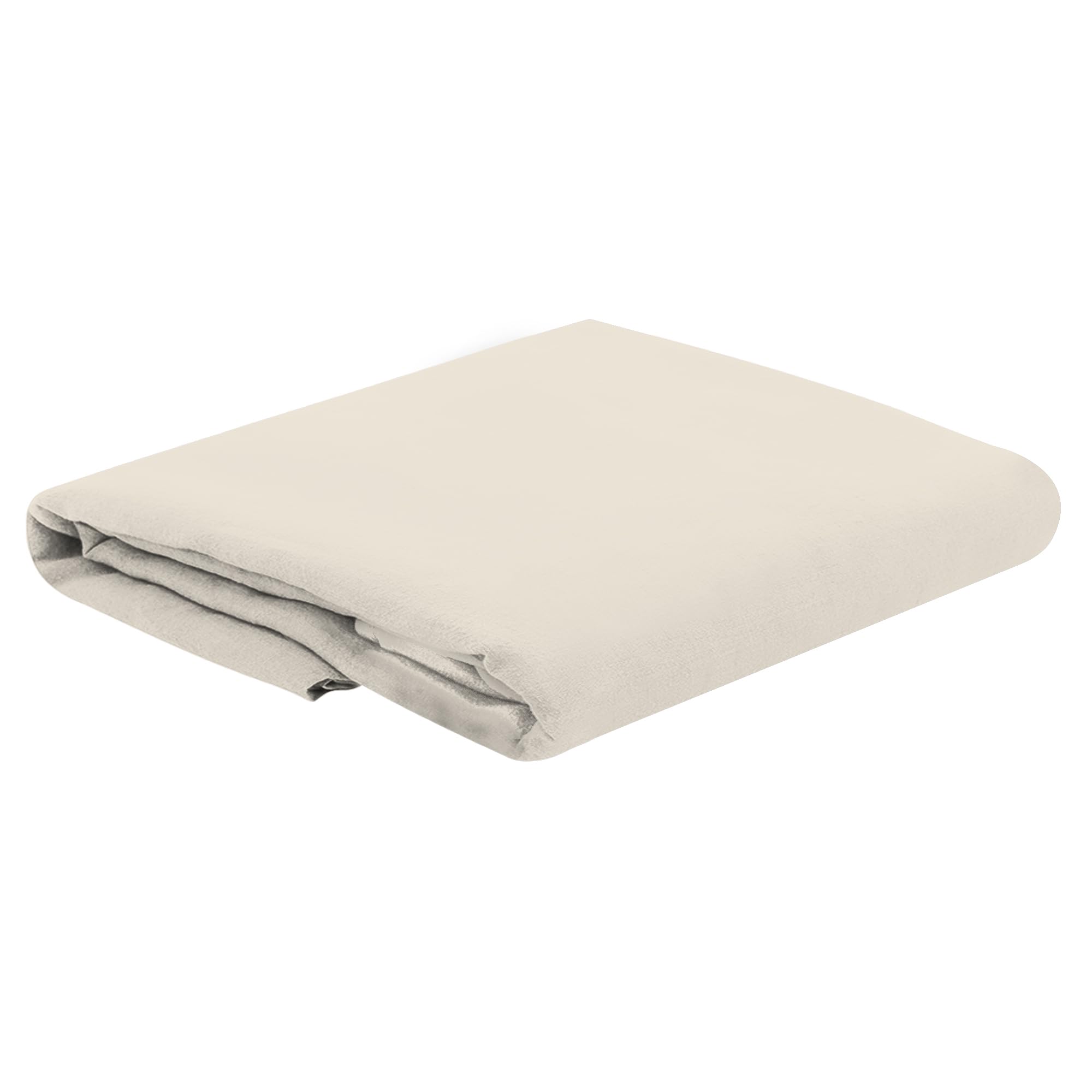 HOME ACE Cream Easy Iron Percale King Size Bed Flat Sheet, Kingsize Bed Cotton Flat Sheet, Kingsize Bedding Polycotton King Size Bed Sheet 100% Poly Cotton Top Sheets