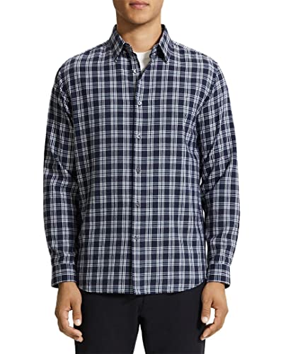 Theory Men's Irving Grid Shirt