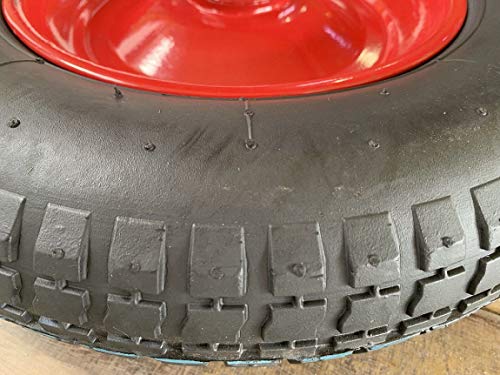 2 Pneus Para Carrinho de Mão Completo Com Câmara E Aro Até 180 Kg