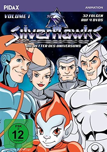 Silverhawks - Die Retter des Universums, Vol. 1 / Die ersten 32 Folgen der Kult-Serie (Pidax Animation) [4 DVDs] [Alemania] [DVD]