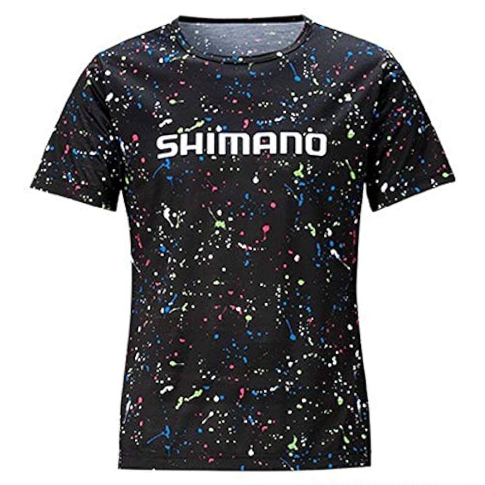 シマノ ロイヤルスプラッタープリントTシャツ 2XL シマノ ロイヤルスプラッタープリントTシャツ 2XL